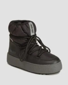 Stivali da neve da bambino Moon Boot Jtrack Low Nylon Wp Neri